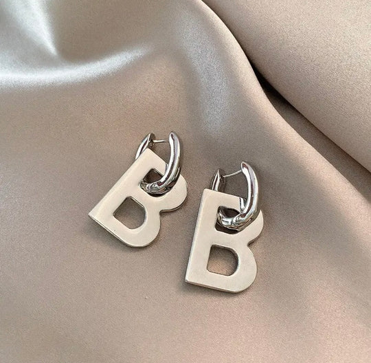 Letter B Earrings