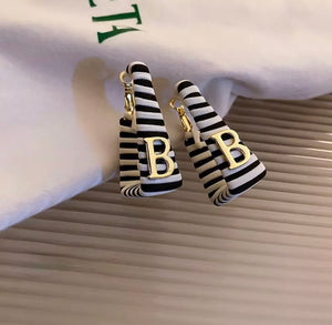 Letter B Earrings