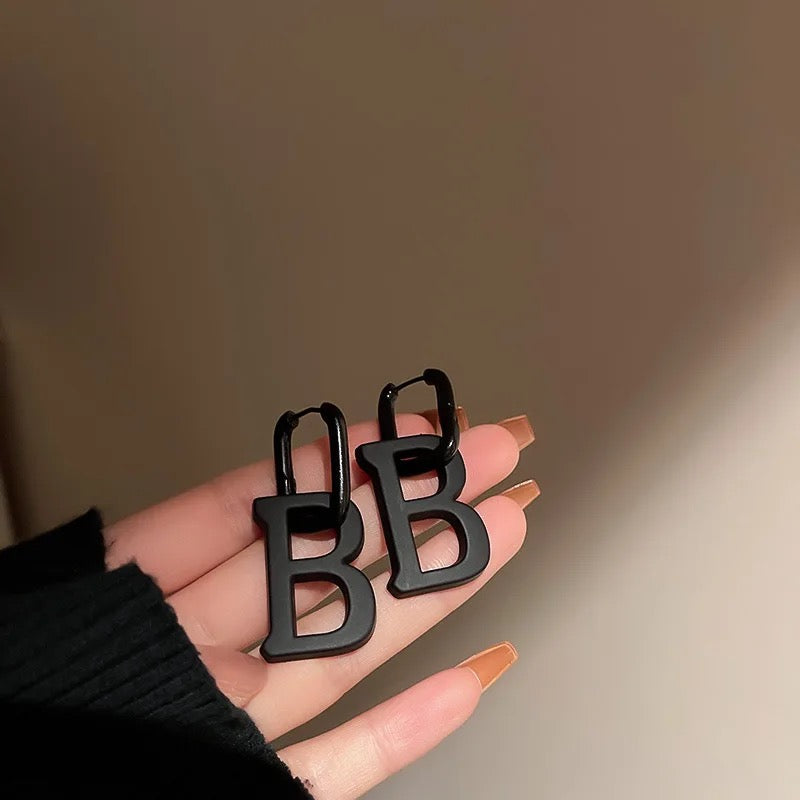 Letter B Earrings