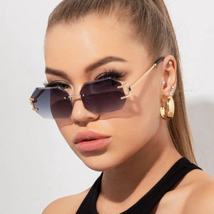 Kierra Rimless Sunglasses