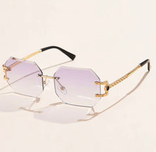 Load image into Gallery viewer, Kierra Rimless Sunglasses