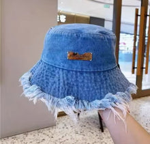 Load image into Gallery viewer, Denim Bucket Hat