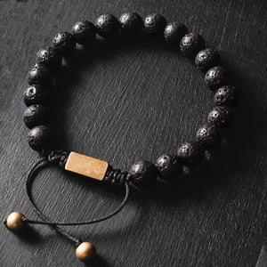 Men Lava Bracelets