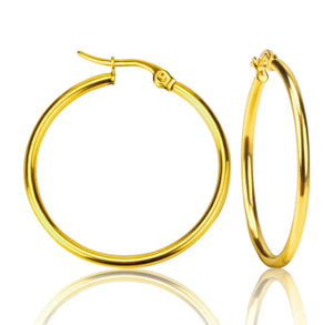 Simple Big Hoop Earrings