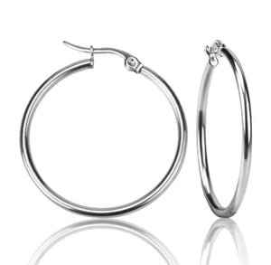 Simple Big Hoop Earrings