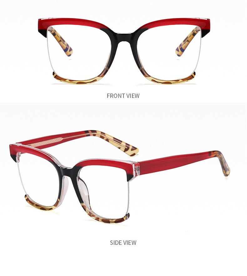 Colorful Oversized Square Glasses