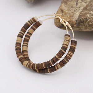 65mm Big Hoop Earrings Women Boho Jewelry