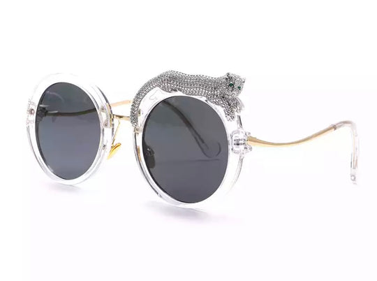 Zircon Round Diamond Sunglasses