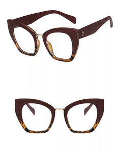 Oversized Cat Eye Fashion Glasses