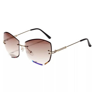 Diamond Shaped Cat Eye Sunglasses