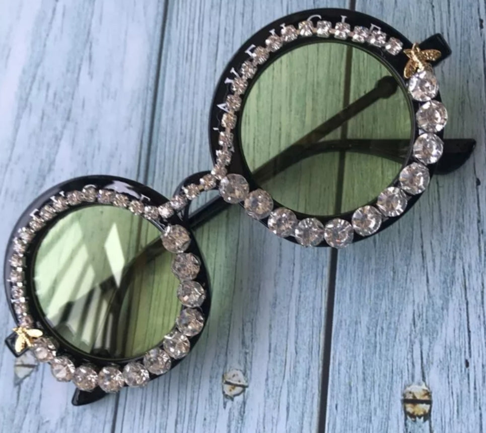 Diamond Round Circle Sunglasses