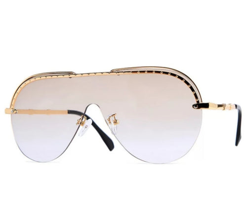 Aviator Oversized Square Sunglasses