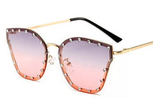 Load image into Gallery viewer, Diamond Cateye Sunglasses