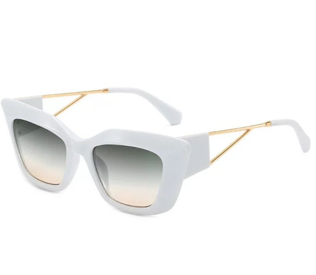 Beveled Cateye Sunglasses
