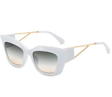 Load image into Gallery viewer, Beveled Cateye Sunglasses