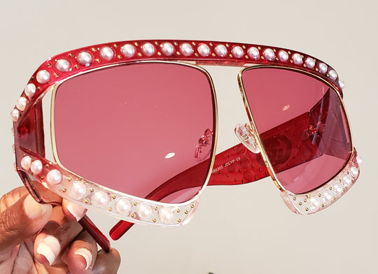 Pearl Frame Sunglasses