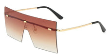 Load image into Gallery viewer, Rimless Goggle Sunglasses