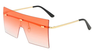 Rimless Goggle Sunglasses