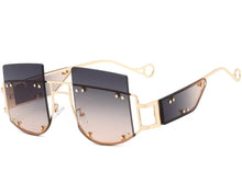 Load image into Gallery viewer, Steampunk Square Sunglasses