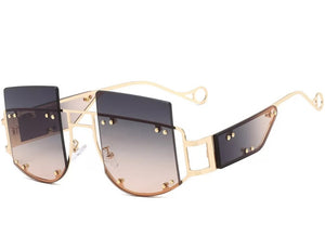 Steampunk Square Sunglasses