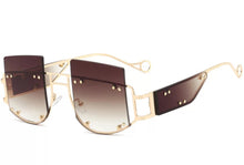 Load image into Gallery viewer, Steampunk Square Sunglasses