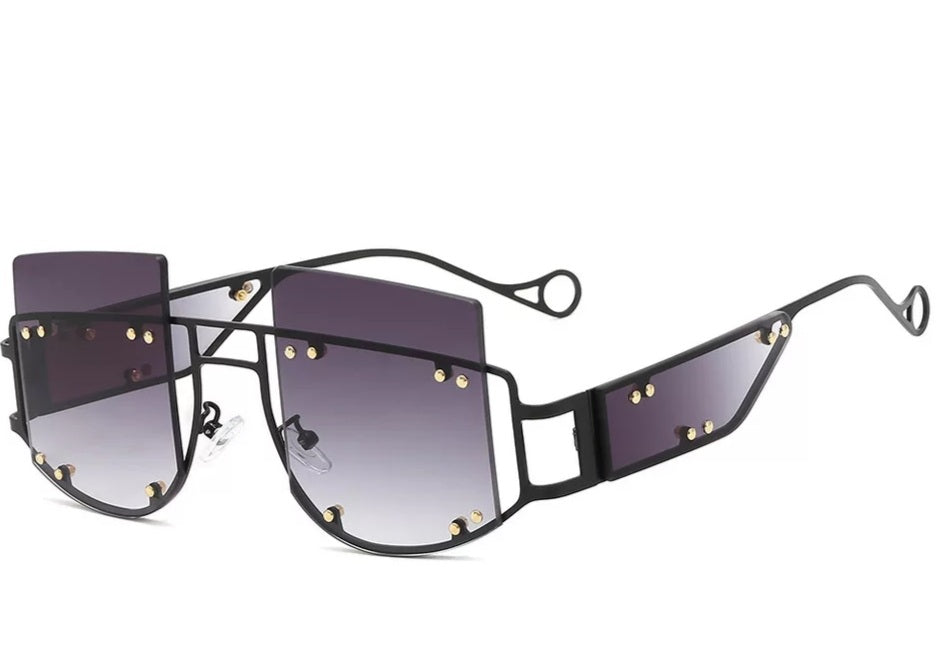 Steampunk Square Sunglasses