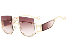 Load image into Gallery viewer, Steampunk Square Sunglasses