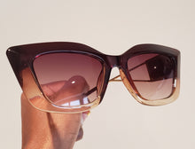 Load image into Gallery viewer, Beveled Cateye Sunglasses