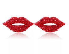 Load image into Gallery viewer, Sexy Crystal Stud Lip Earrings