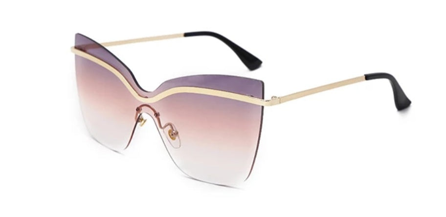 Flat Top Cateye Sunglasses