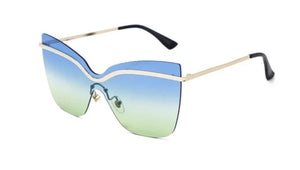 Flat Top Cateye Sunglasses