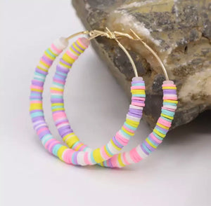 65mm Big Hoop Earrings Women Boho Jewelry