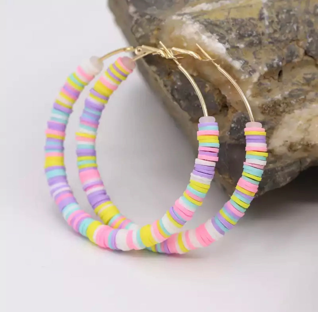 65mm Big Hoop Earrings Women Boho Jewelry