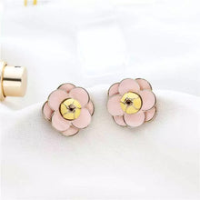 Load image into Gallery viewer, Fashion Camellia Flower Earrings