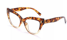 Load image into Gallery viewer, Cat Eye Clear Glasses