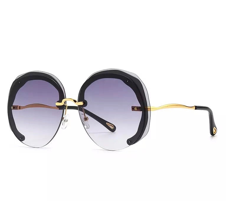 Vintage Oversized Round Sunglasses