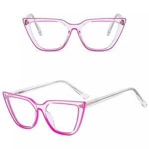 Cat Eye Fluorescent Glasses