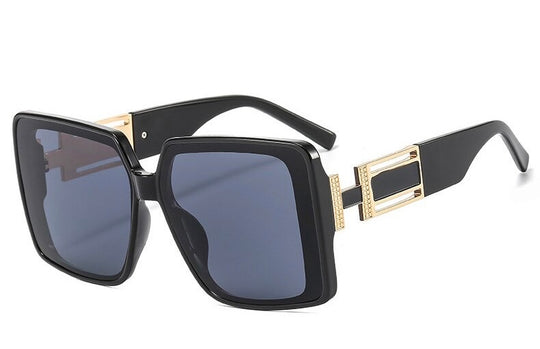 Square Steampunk Vintage Sunglasses