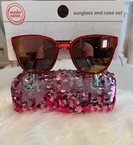 Girls Sunglasses & Case Sets