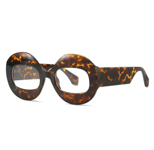 Round Cat Eye Glasses