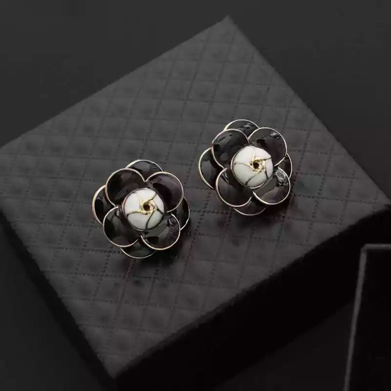 Fashion Camellia Flower Earrings