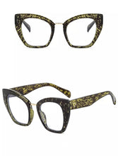 Load image into Gallery viewer, Oversized Cat Eye Fashion Glasses