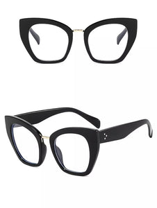 Oversized Cat Eye Fashion Glasses