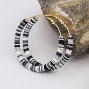 65mm Big Hoop Earrings Women Boho Jewelry