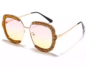 Polygon Crystal Sunglasses