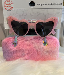 Girls Sunglasses & Case Sets