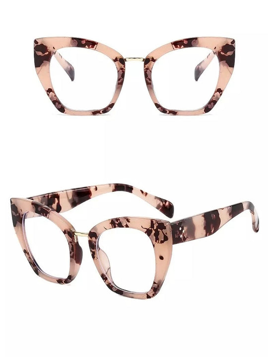 Oversized Cat Eye Fashion Glasses