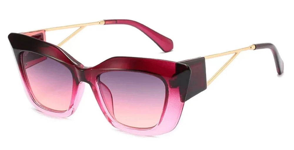 Beveled Cateye Sunglasses