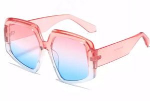 Polygon Striped Sunglasses