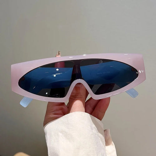 Oversized Shield Sunglasses